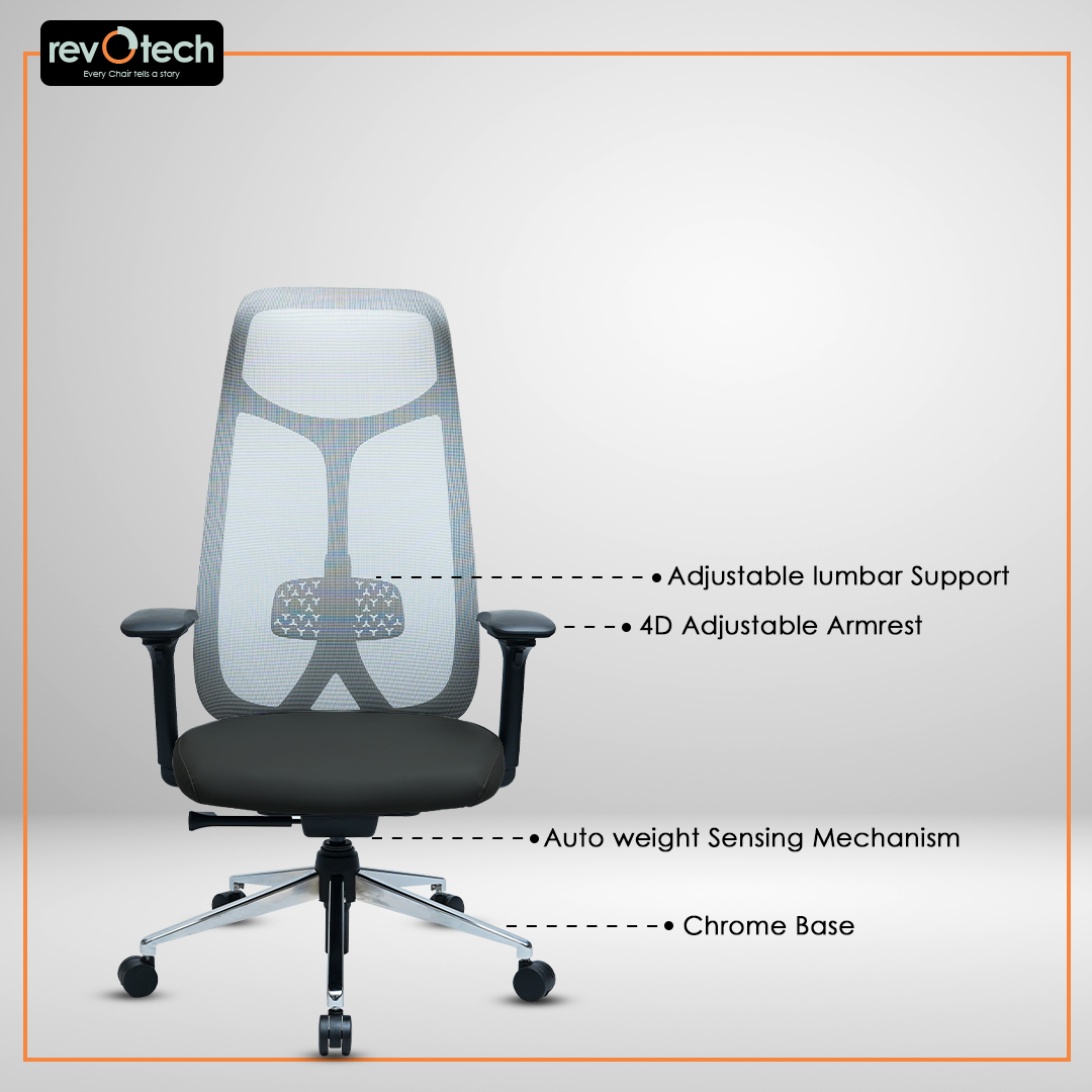 Dominor Executive High-Back Office Chair Black