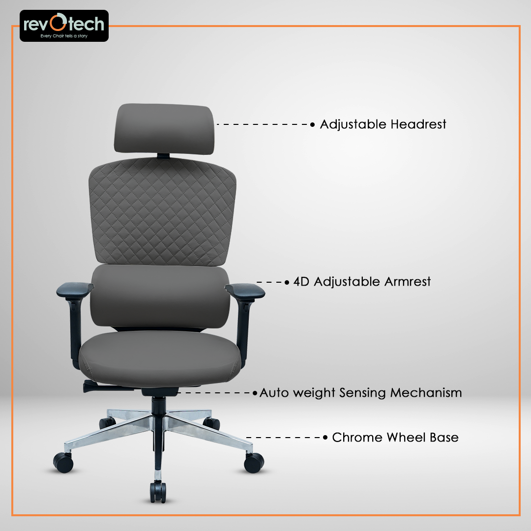 G.O.A.T High-Back Prime Grey Office Chair