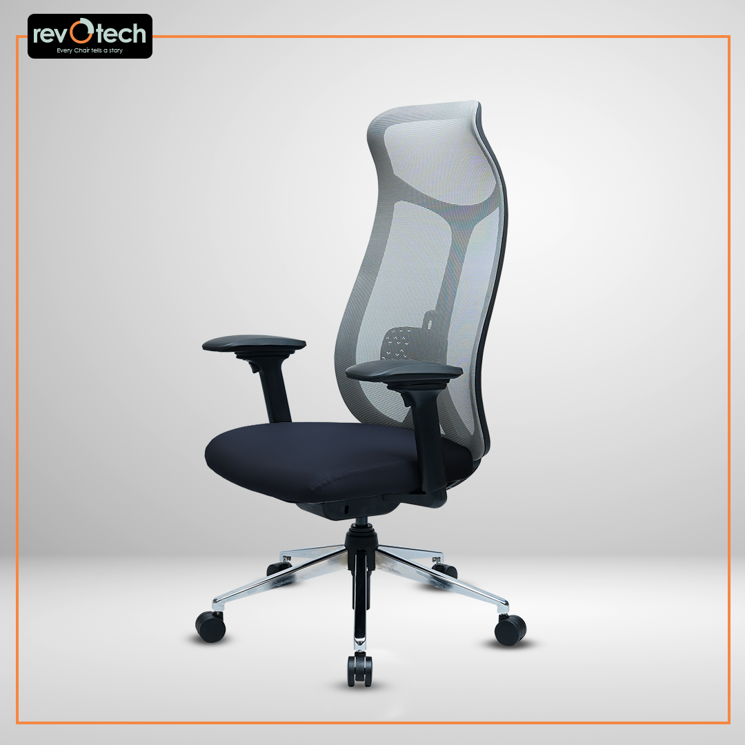 Dominor Executive High-Back Office Chair Navy Blue