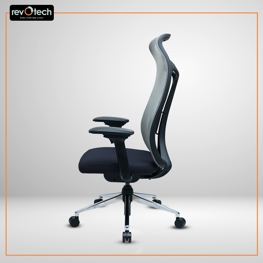 Dominor Executive High-Back Office Chair Navy Blue