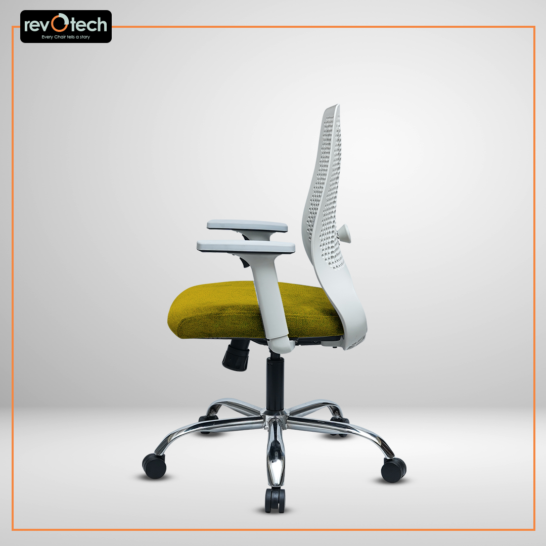 Beehive Spill-Proof Office Chair Mustard