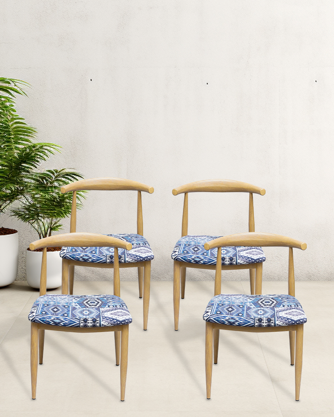 Timeless Vintage Blue - Set of 4