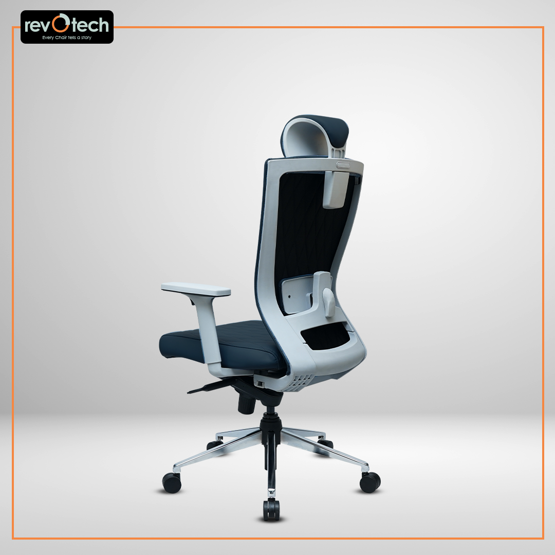 Prominent Full-Cushion Black Office Chair
