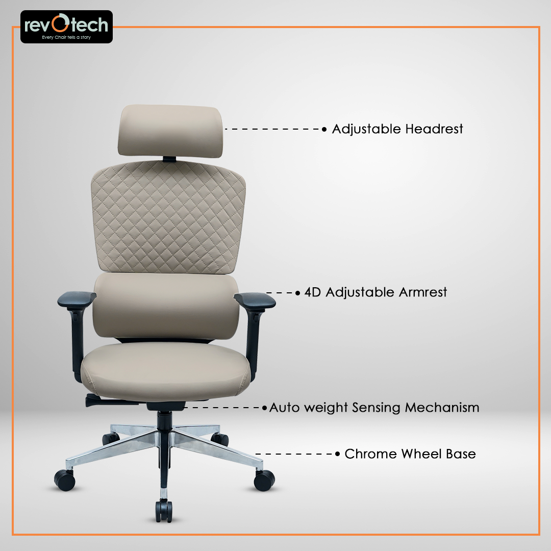 G.O.A.T High-Back Prime Beige Office Chair