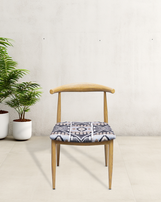 Timeless Vintage Grey Cafeteria Chair