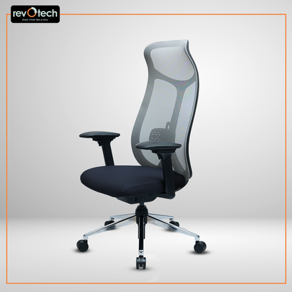 Dominor Executive High-Back Office Chair Navy Blue