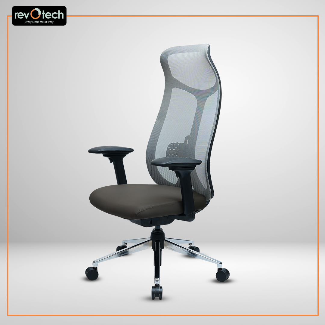 Dominor Executive High-Back Office Chair Brown