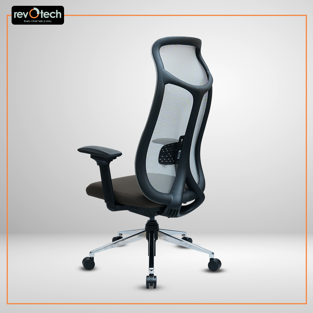 Dominor Executive High-Back Office Chair Brown