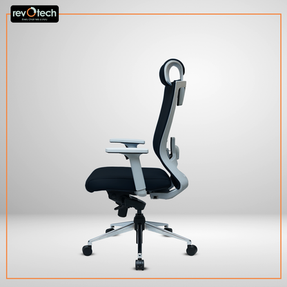 Prominent Full-Cushion Black Office Chair